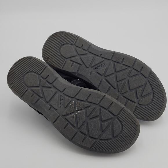 Mens Clarks Walkford Walk Sandals - Black Leather 10.5 W New NWT main image 4